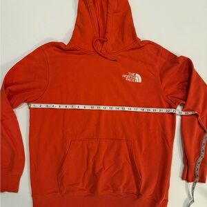The North Face Men's Vibrant Orange / Red Hoodie